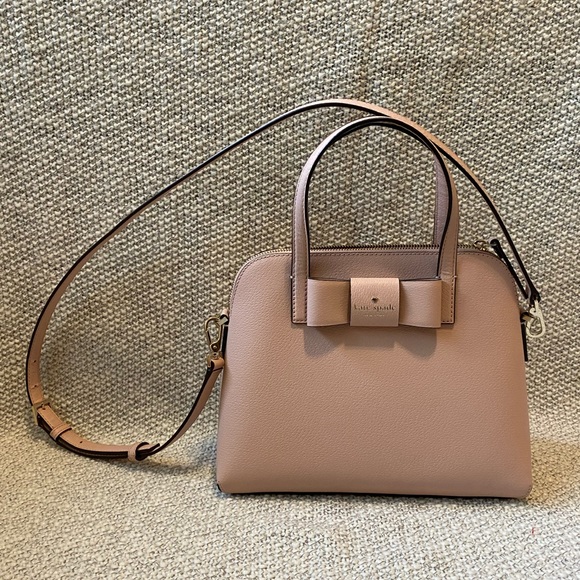 kate spade Handbags - ✰ kate spade bow bag, robinson street maise bag in warm vellum, worn once ✰